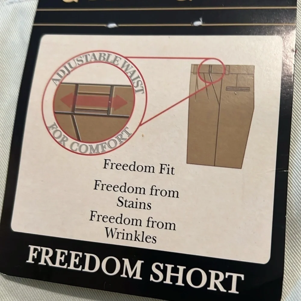 Guide Gear Freedom Short Adjustable Waist Wrinkle & Stain Resistant Size 34 NWT